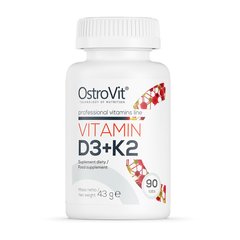 Vitamin D3 + K2 90 tabs