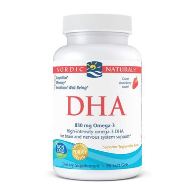 DHA 830 mg Omega - 3 90 soft gels