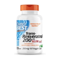 Trans-Resveratrol 200 mg with Reswinol 60 veg caps