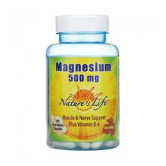 Magnesium 500 mg Plus Vitamin B-6 100 veg caps