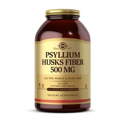 Psyllium Husk Fiber 500 mg 500 veg caps
