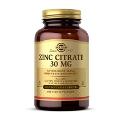 Zinc Citrate 30 mg 100 veg caps