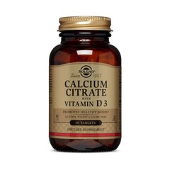 Calcium Citrate with vit D3 60 tabs