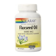 Flaxseed Oil 1000 mg 100 sgels