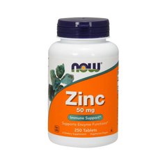 Zinc 50 mg 250 tabs