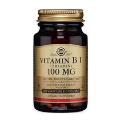 Vitamin B 1 100 mg 100 veg caps