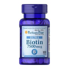Ultra Biotin 7500 mcg 100 tabs