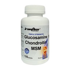 Triple Strength Glucosamine Chondroitin MSM 100 tabs
