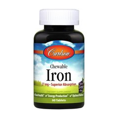 Chewable Iron 27 mg 60 tab