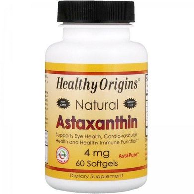 Astaxanthin 4 mg 60 softgels