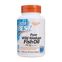 Pure Wild Alaskan Fish Oil with AlaskOmega 1000 mg 180 marine softgels