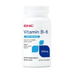 Vitamin B-6 Timed-Release 200 mg 100 veg tab