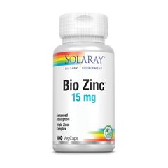 Bio Zinc 15 mg 100 veg caps