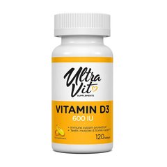 Vitamin D3 600 IU 120 softgels