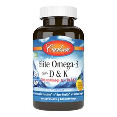 Elite Omega-3 700 mg plus D3 & K2 60 soft gels