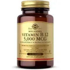 Vitamin B-12 5000 mcg megasorb 60 nuggets