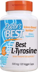 Best L-tyrosine 500 mg 120 veg caps