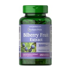 Bilberry Fruit Extract 1000 mg 180 softgels