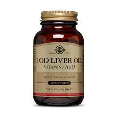 COD Liver Oil Vitamins A & D 100 softgels