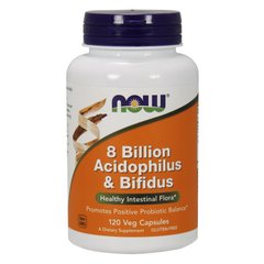 8 Billion Acidophilus & Bifidus 120 veg caps