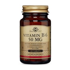 Vitamin B6 50 mg 100 tabs