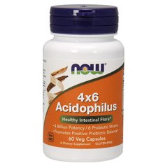 4x6 Acidophilus 60 veg caps
