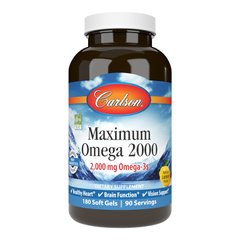 Maximum Omega 2000 mg 180 soft gels