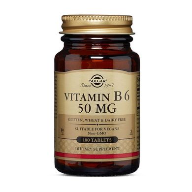 Vitamin B6 50 mg 100 tabs