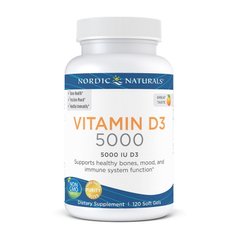 Vitamin D3 5000 IU (125 mcg) 120 soft gels