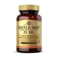 Gentle Iron 25 mg (iron bisglycinate) 90 veg caps