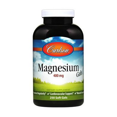 Magnesium Gels 400 mg 250 soft gels