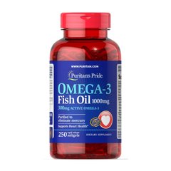 Omega-3 Fish Oil 1000 mg 250 softgels