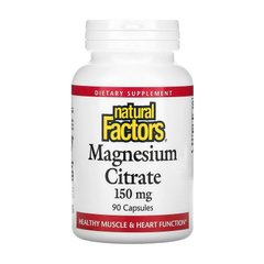Magnesium Citrate 150 mg 90 caps