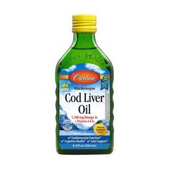 Cod Liver Oil 1,100 mg Omega-3s + Vitamins A & D3 250 ml