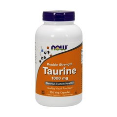 Taurine 1000 mg Double Strength 250 veg caps