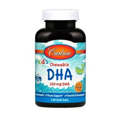 Kid's Chewable DHA 100 mg 120 soft gels