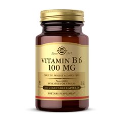 Vitamin B6 100 mg 100 veg caps
