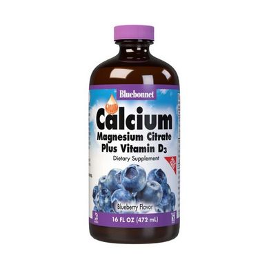 Calcium, Magnesium Citrate, Plus Vitamin D3 472 ml