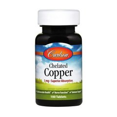 Chelated Copper 5 mg 100 tab