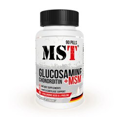Glucosamine Chondroitin + MSM + hyaluronic acid 90 pills