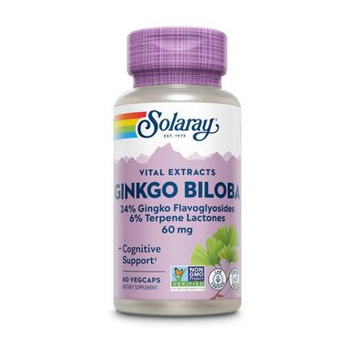 Ginkgo Biloba Leaf Extract 60 veg caps