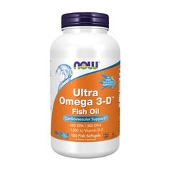 Ultra Omega 3-D 180 fish softgels