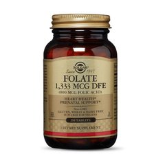 Folate 1,333 mcg DFE (Folic Acid 800 mcg) 250 veg caps
