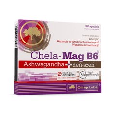 Chela-Mag B6 Ashwagandha + zen-szen 30 caps