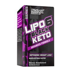 Lipo 6 Black Keto advanced formula 60 black-caps