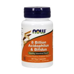 8 Billion Acidophilus & Bifidus 60 veg caps