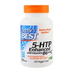 5-HTP Enhanced with Vitamins B6 and C 120 veg caps