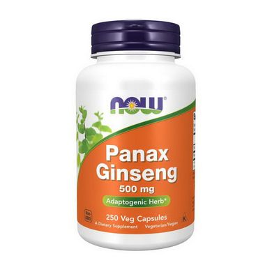 Panax Ginseng 500 mg 250 veg caps