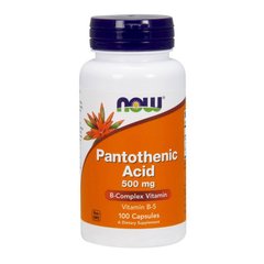 Pantothenice Acid 500 mg 100 caps