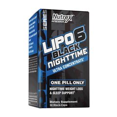 Lipo 6 Black NightTime Ultra concentrate 30 caps